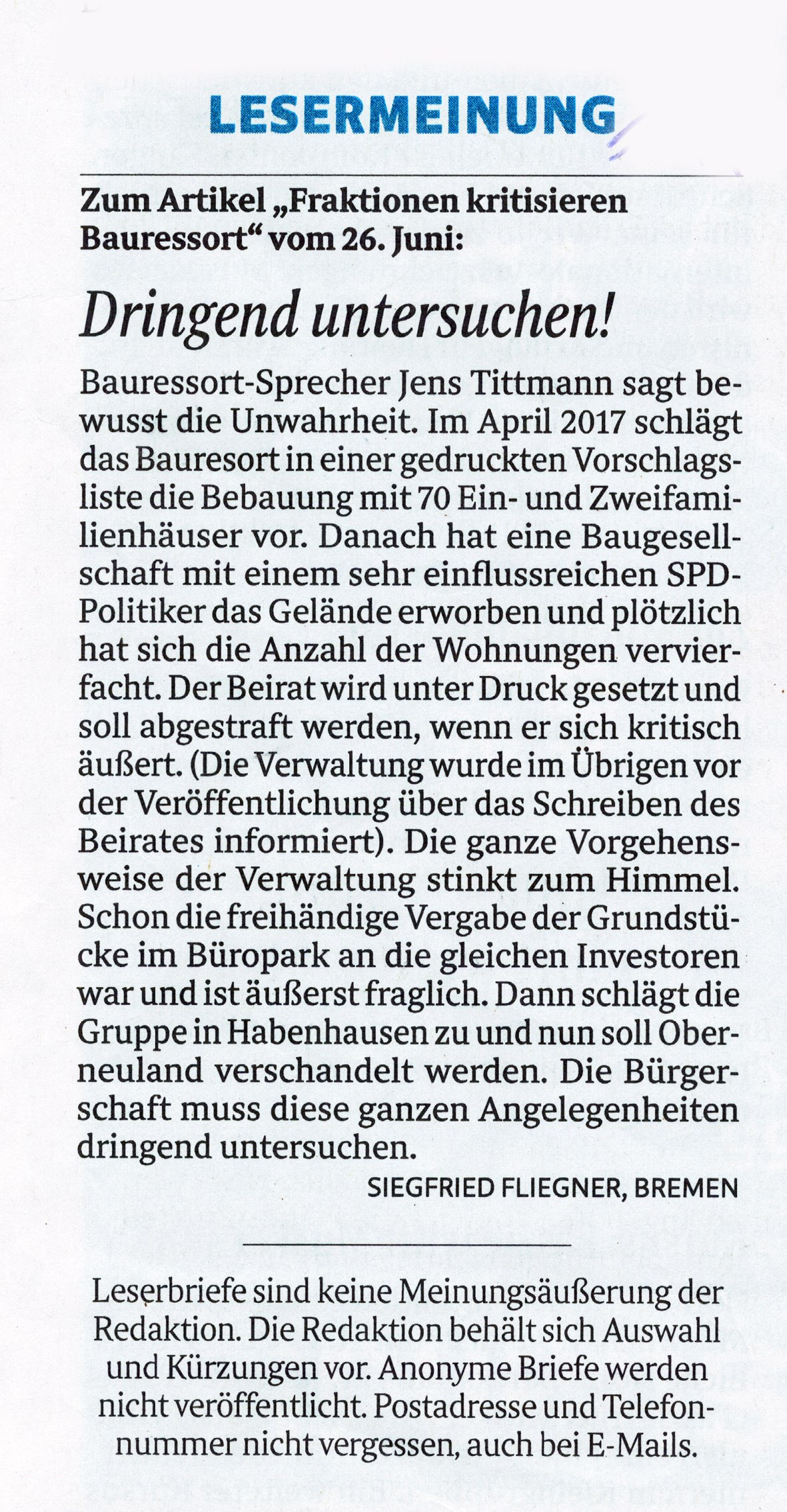 WK Leserbrief 300718